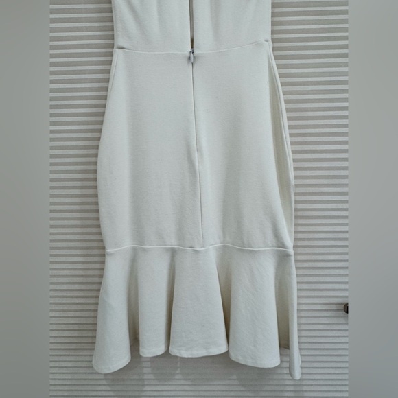 Marciano turtleneck Mock Neck Halter Bodycon Frill midi dress XS - Picture 4 of 7